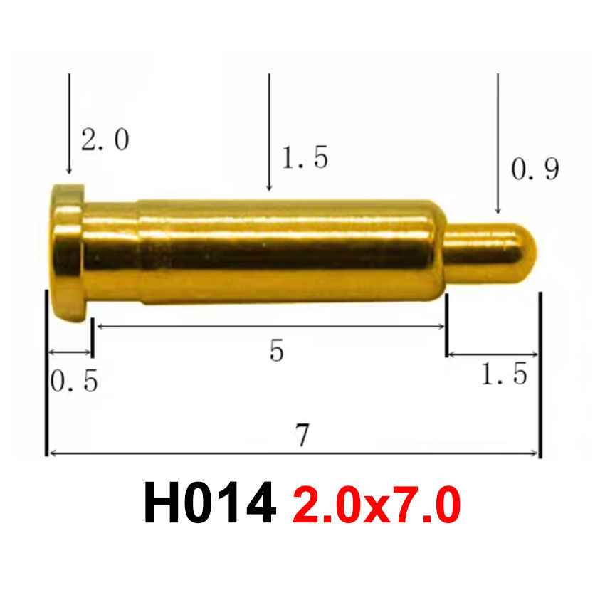 10PCS High Current Spring Loaded Pogo Pin Male Female Connector Power Heavy Current Battery Connector POGOPIN Header Charging: black