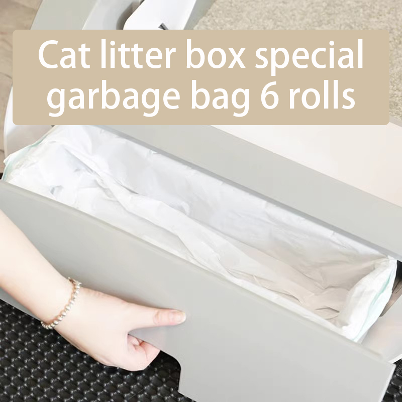 Thickened Cat Bedpans Garbage Bag LITTEPETS Special Cat Litter Box Trash Bag Large Collect Feces Cats Toilet Litter Bags Pet