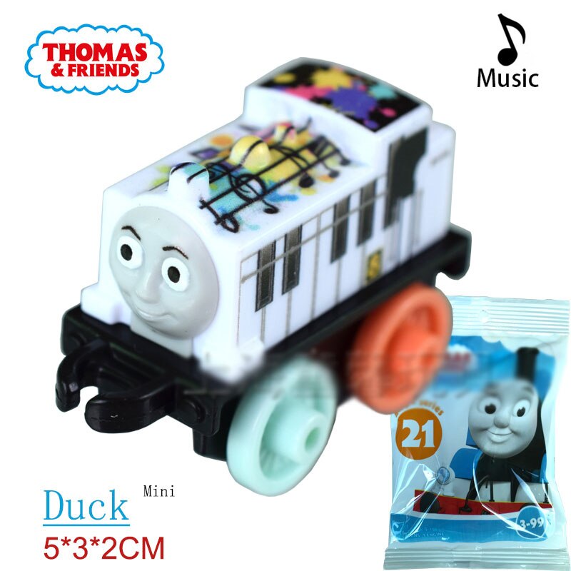 Thomas and Friends Mini Trains FCC92 Music Galaxy Ice&amp;snow Classic Series Unpacked Blind Box Optional Trains Children Toy: Music Duck