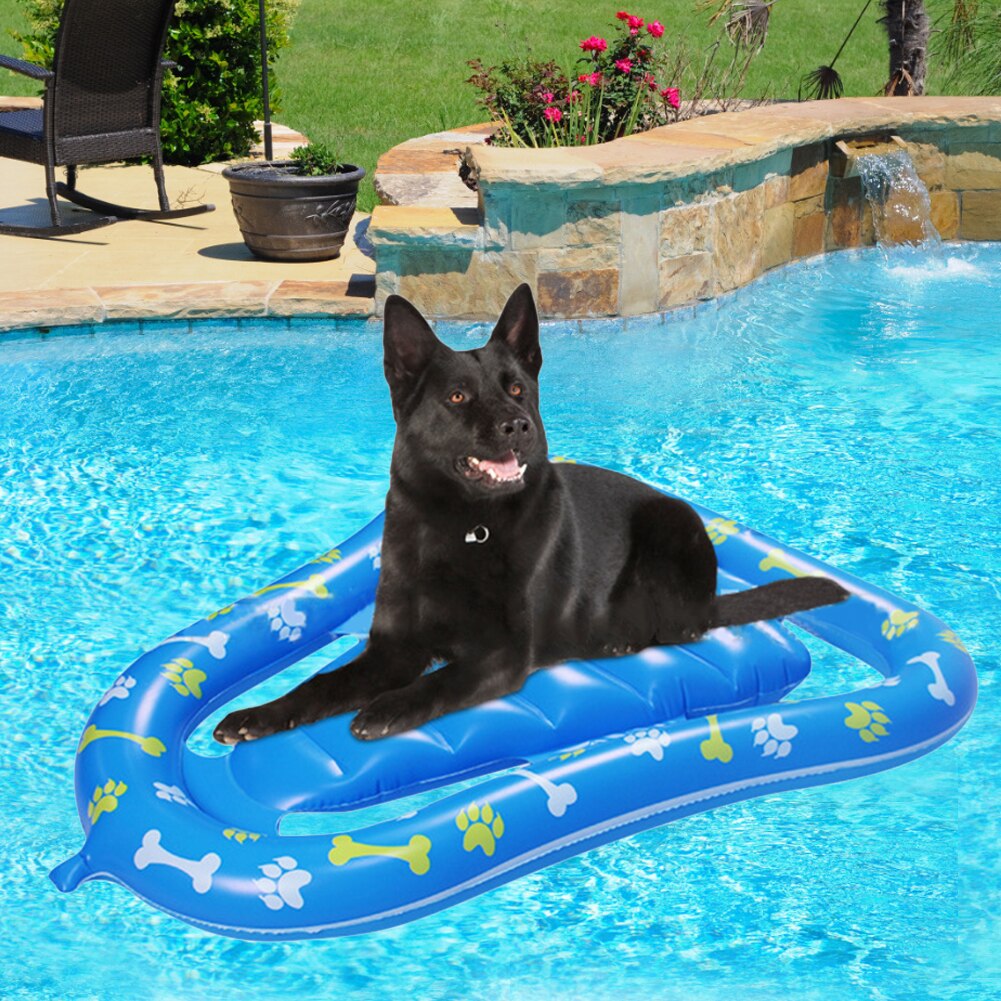 Opblaasbaar Zwembad Hond Drijvende Rij Water Speelgoed Pvc Water Hangmat Pool Float Ligstoel Stoel Huisdier Water Sport Speelgoed