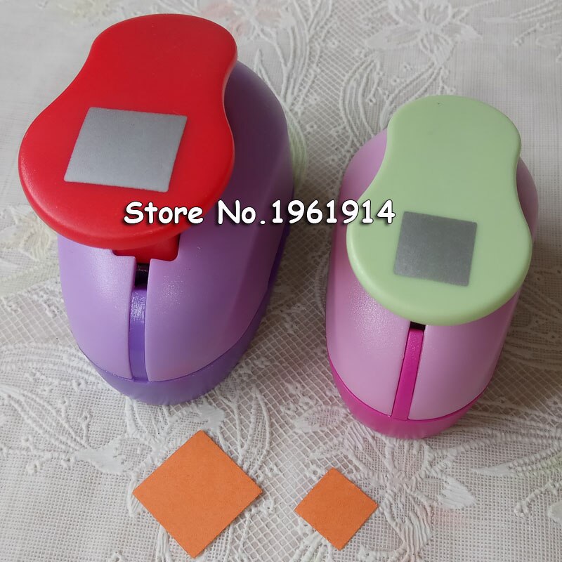 1 inch Square shape EVA foam punches paper punch for greeting card handmade DIY scrapbooking craft punch machine