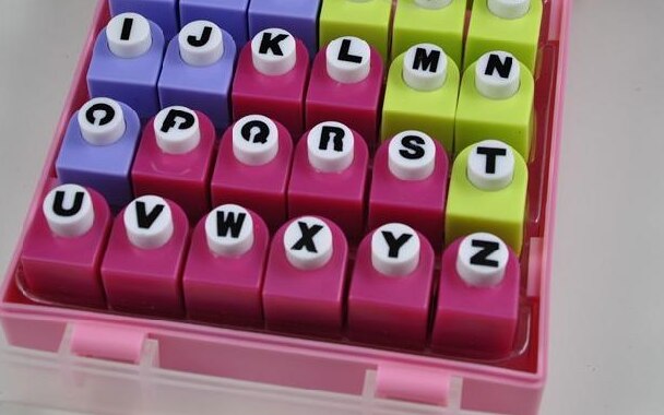 1set Letter Embossing Device Handmade Crafts Tool Paper Punch For Photo Gallery DIY Card Punches Embossing device