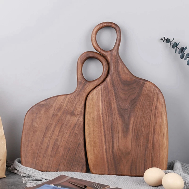 Black Walnut Wood Cutting Board Whole Tray Fruit Chopping Cutting Board Wood Chopping Blocks For Kitchen