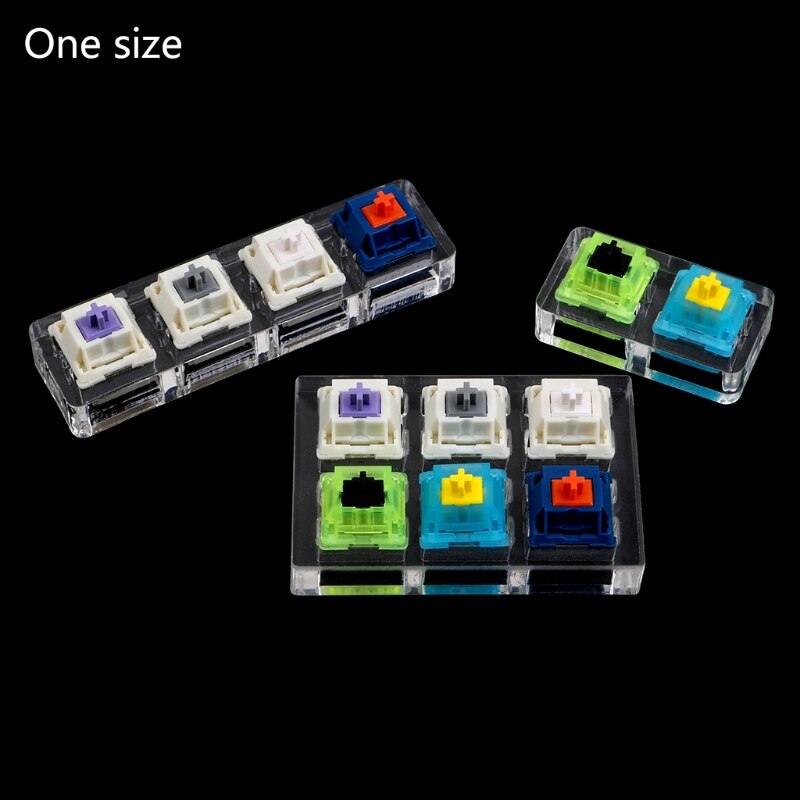 Mechanical keyboard cherry mx switch tester switch sampler 2 / 4 / 6 key sp star switch testing tool with acrylic base