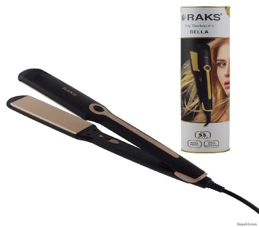 GAMMAPIU' Haarglätter Donna+Keratin – Made In Italy, Keramik Mit Diamantpulver, 3 Temperaturstufen, Schnelle Aufheizung