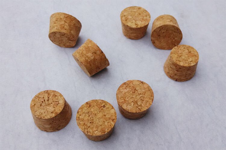30 x 25 x 20mm toivelasitulppa viinikorkkitulppa koeputken puutulppa