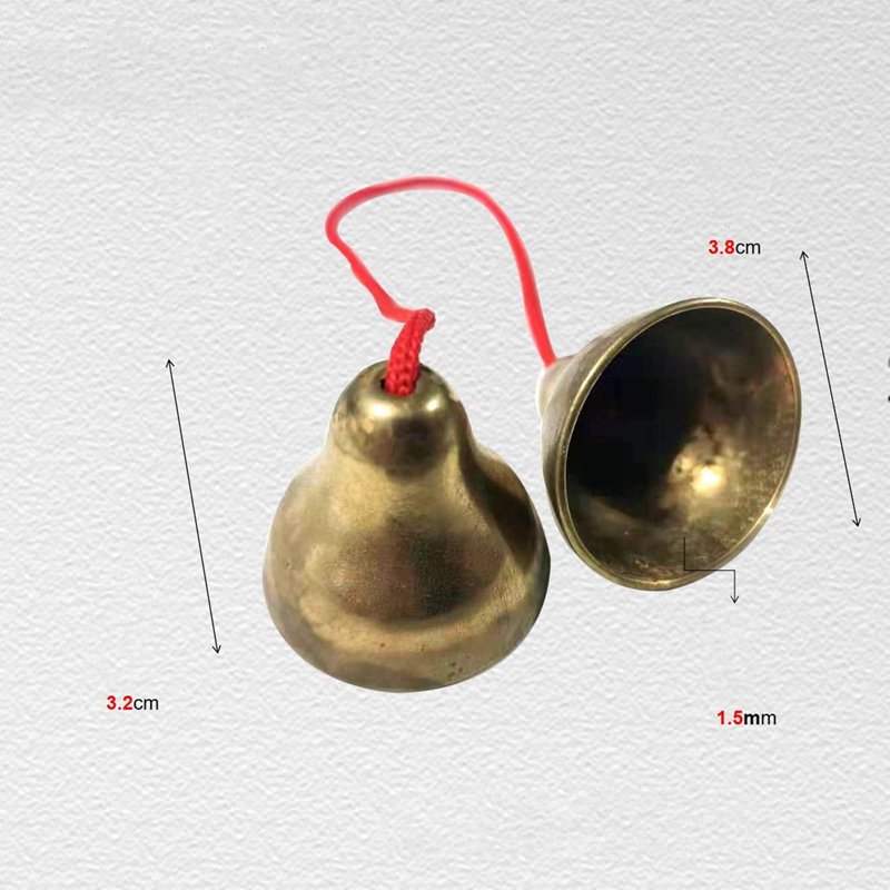 Tinkles-campanas curativas para principiantes, instrumento Musical de percusión, estilo budista, Yoga, meditación, 1 par