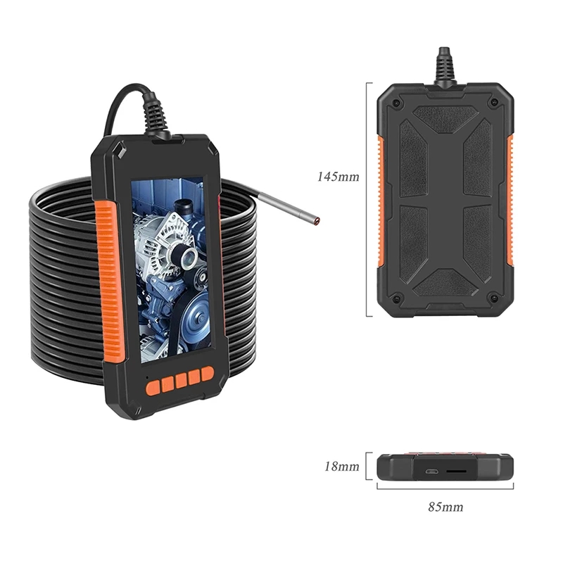 3.9Mm Industriële Endoscoop Camera 1080P Hd 4.3 &quot;Ips Scherm Pijp Afvoer Riool Duct Inspectie Camera IP67 Snake camera Met 32Gb