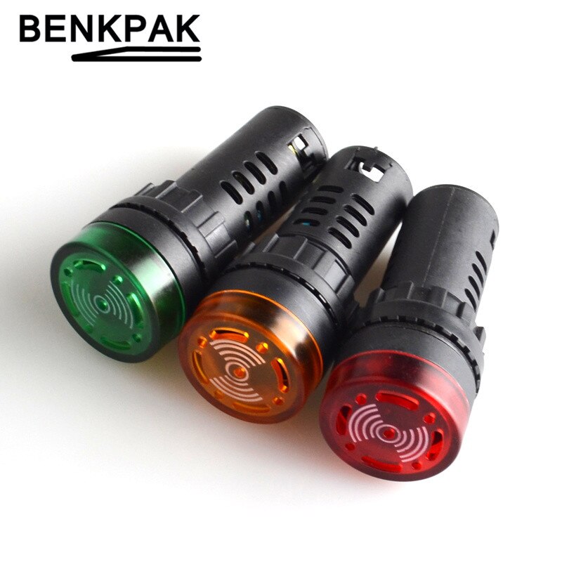 22mm led Indicator buzzer 5V 12V 24V 220V