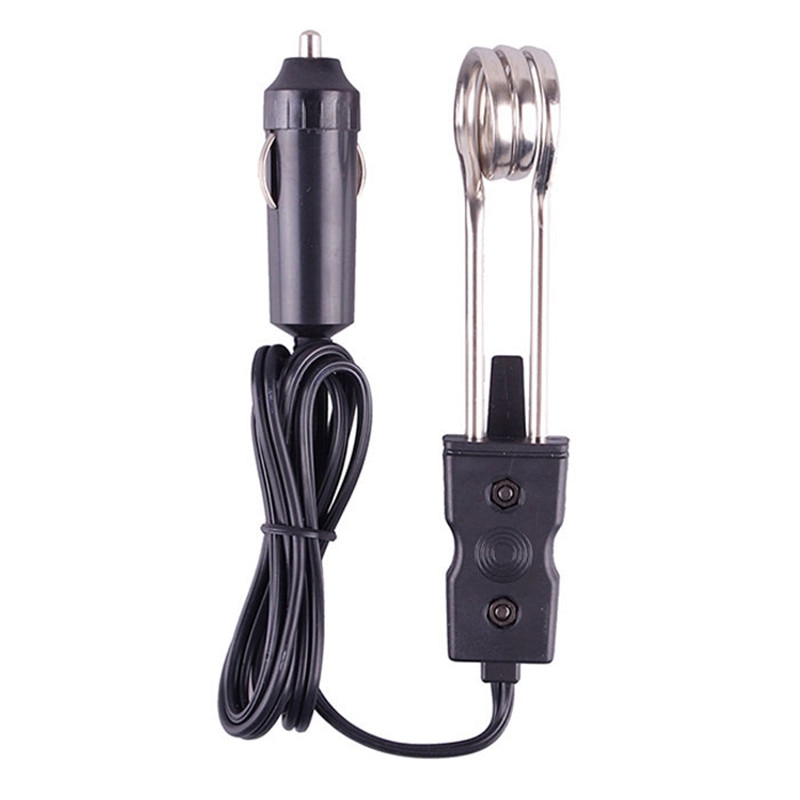 Portable Safe Warmer Durable 12V 24V Car Immersion Heater Auto Electric Tea Coffee Water Heater#47363