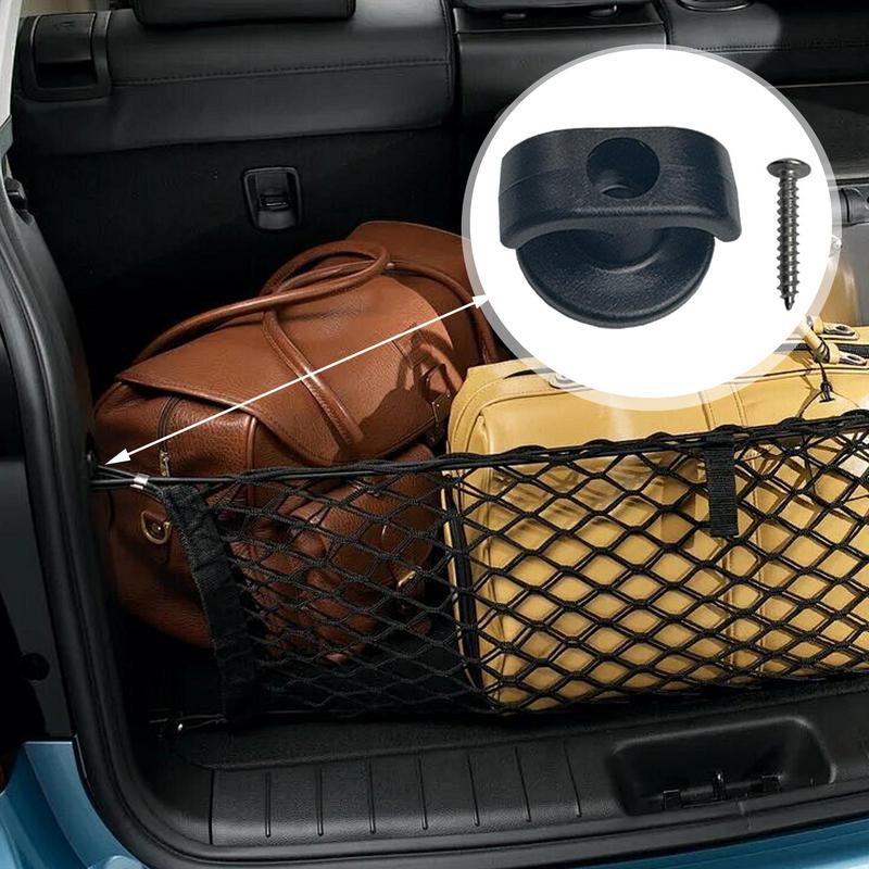 Auto Stamm Net Haken 4X Binden Aufhängbare Verschluss Mit Schrauben Auto Modifikation Haken Auto Stamm Haken Schraube Cargo Net Hardware Kit