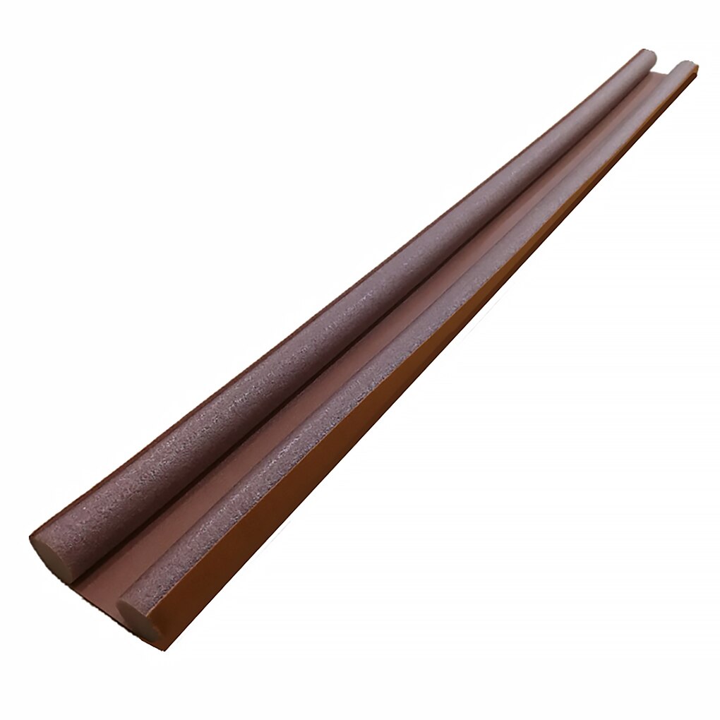 1pcs Door Draft Stopper Home Office Noise Reduce Under Door Draft Dustproof Strip EVA Soft Guard Door Seal Durable Draft Stopper: Brown