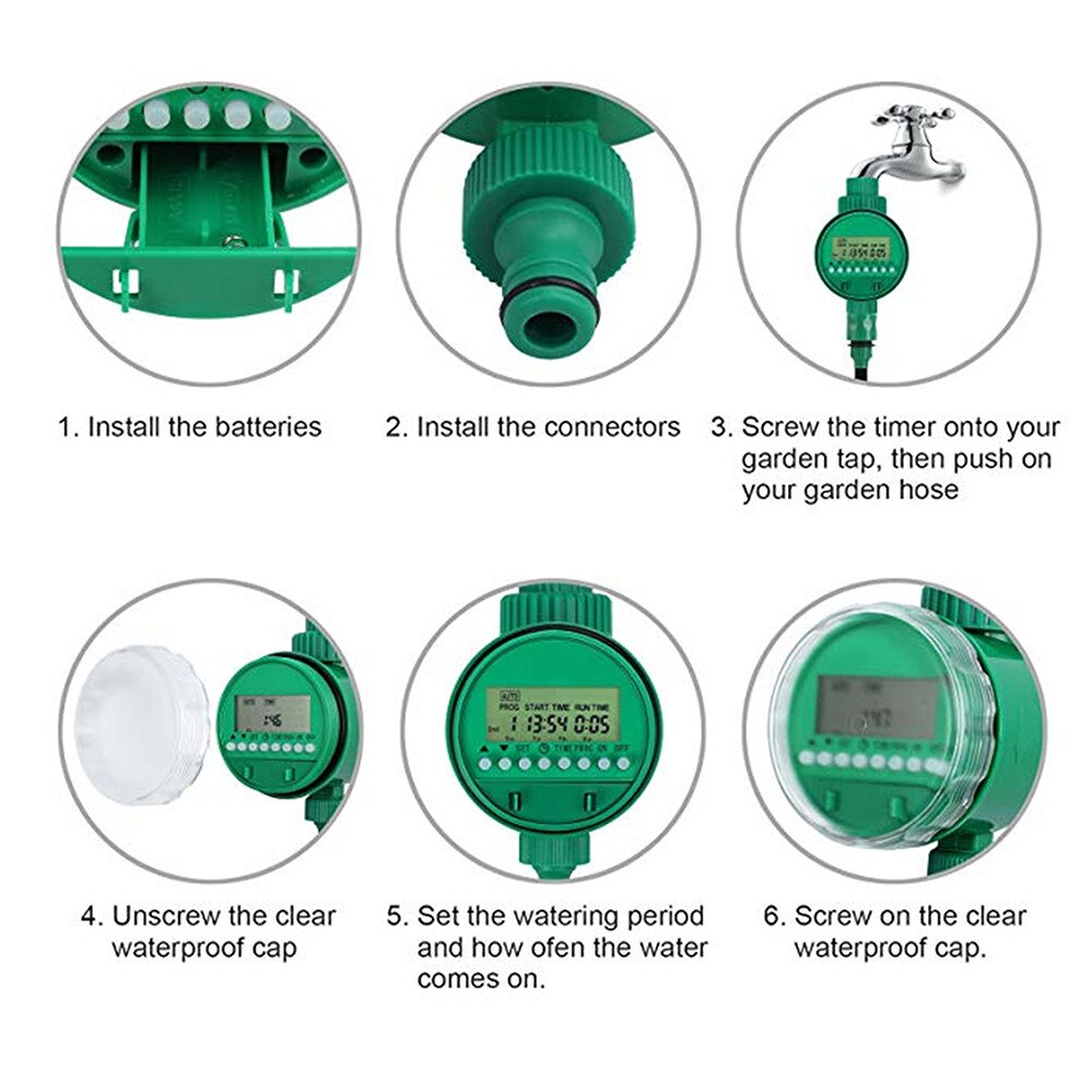 Garden Watering Timer Automatic Electronic Water Timer Home Garden Irrigation Timer Controller System autoplay irrigator