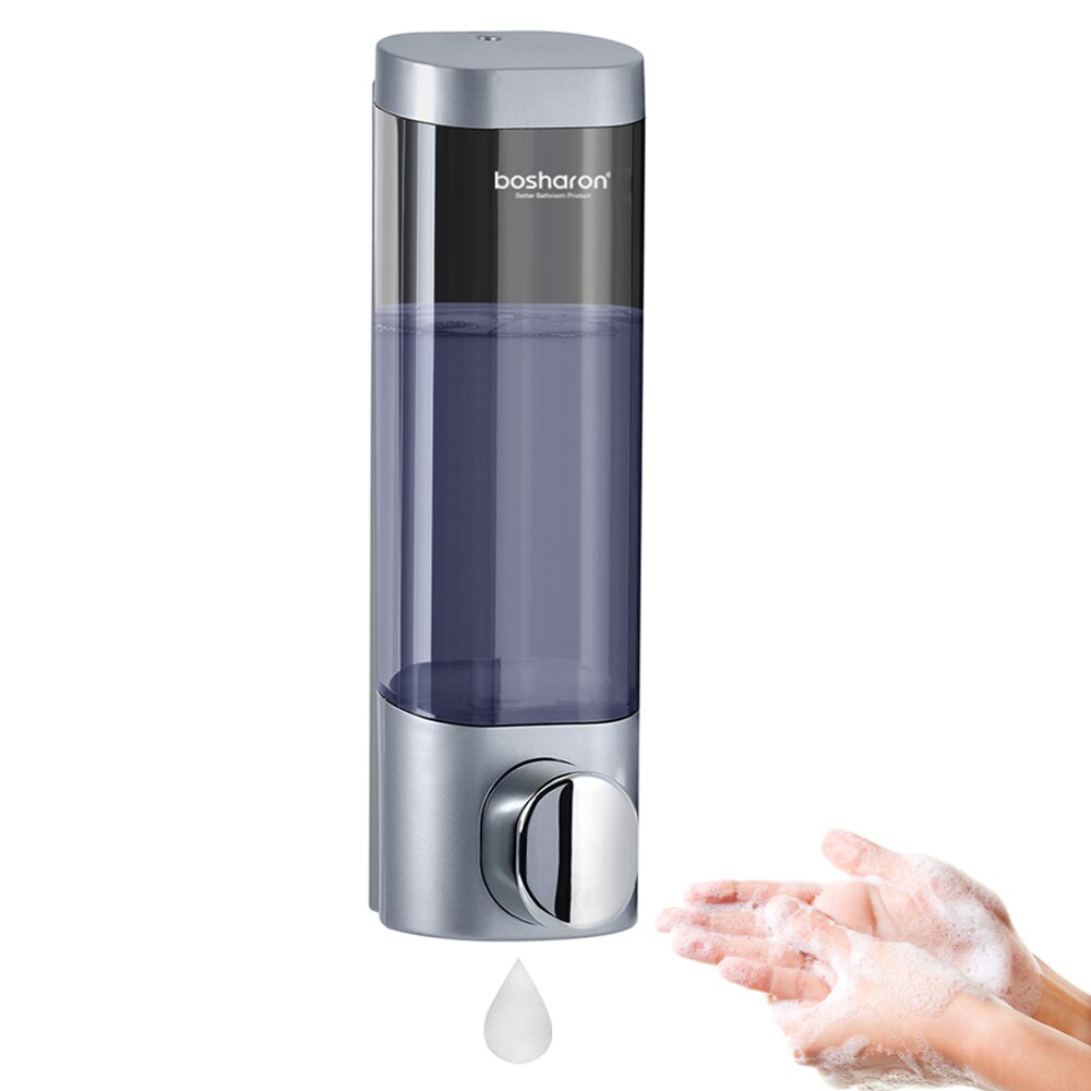 Kitchen Soap Dispenser 300ml Dish Soap Container Bathroom Accessories Wall Mounted Shower Shampoo Dispensers 4 Colors Available