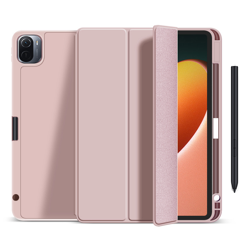 Funda para Xiomi Mi Pad 5 para Xiaomi Mipad 5 Pro Funda inteligente de silicona para Funda Xiaomi Pad 5 Redmi Pad con Funda con portalápices: 1 / Negro