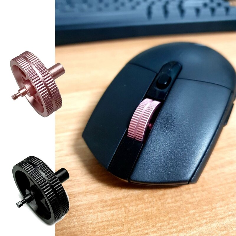 Polea de rueda de desplazamiento para ratón logitech G102 G304 G305, pieza de repuesto para ratón de videojuegos, negro y rosa