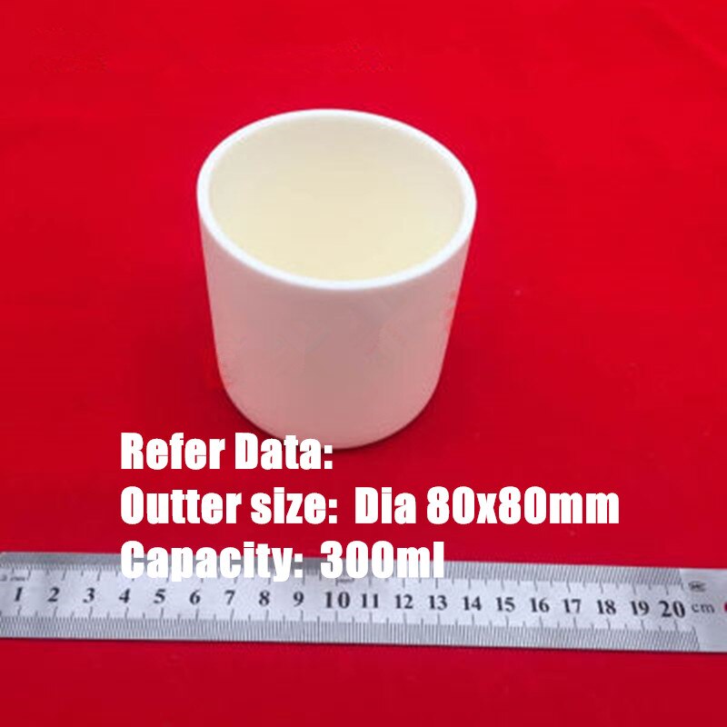 99.5% alumina crucible cylindrical corundum crucible /Cylindrical ceramic refractorye crucible