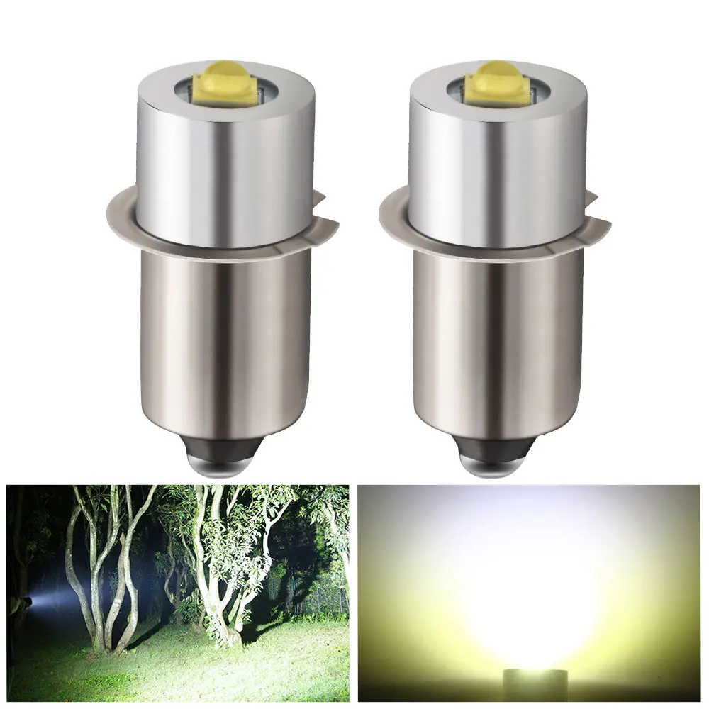 3W P 13.5S Mag Led Lamp 3-16 C & D Cellen Maglite Zaklamp Led Converter Magliet Gloeilampen 6V 12V 18V 24V Zaklamp Signaallamp