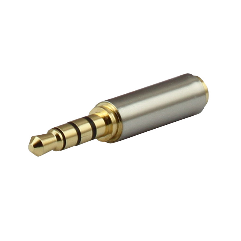 Jack 3.5 mm to 2.5 mm Audio Adapter for Aux Speaker Cable Stereo Headphone Headset Mic 2.5mm Male to 3.5mm Female Plug Connector