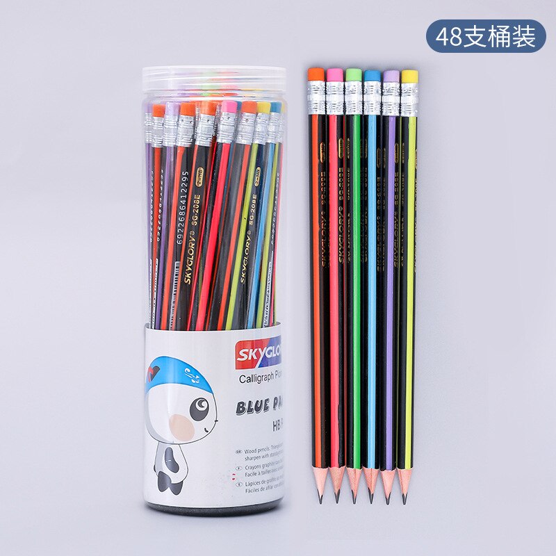 Fzyisw Lot De 50 Crayons HB En Bois – Idéal École, Bureau, Dessin Et Écriture