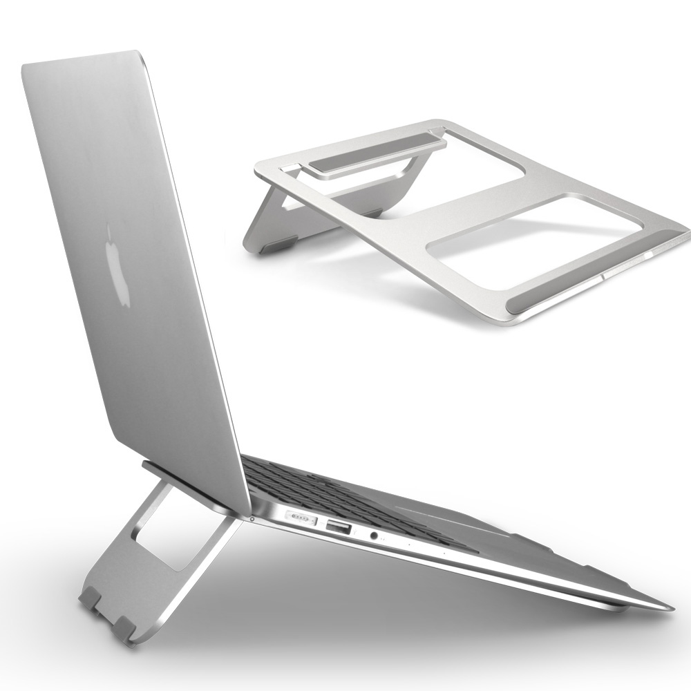 Draagbare Metalen Laptop Stand Aluminium Laptop Stand voor MacBook Apple Lenovo HP Acer Opvouwbare Laptop Stand Aluminium
