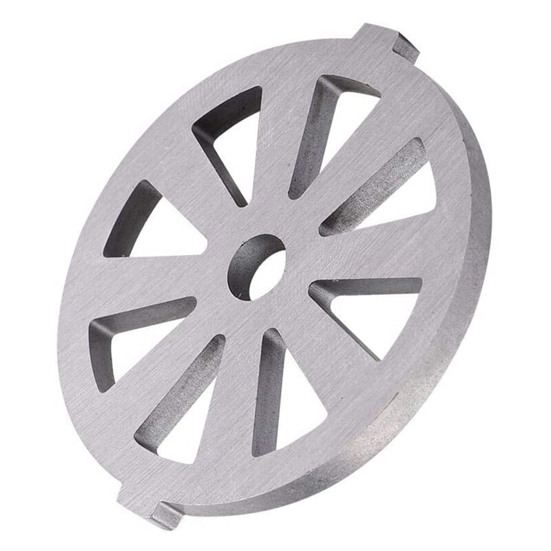 Meat Grinder Cutting Stainless Steel Cutterhead Plate Disc Knife 7Mm Hole Guaranteed Plate Disc Machinery Parts ,Silver