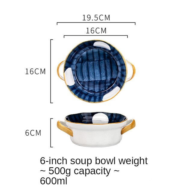 Suppe Schalen mit Griffe Keramik Portion einstellen für küche Weiß Französisch Zwiebel Suppe Töpfe Ofen Mikrowelle Spülmaschine Sicher: C19.5CM Nein Deckel