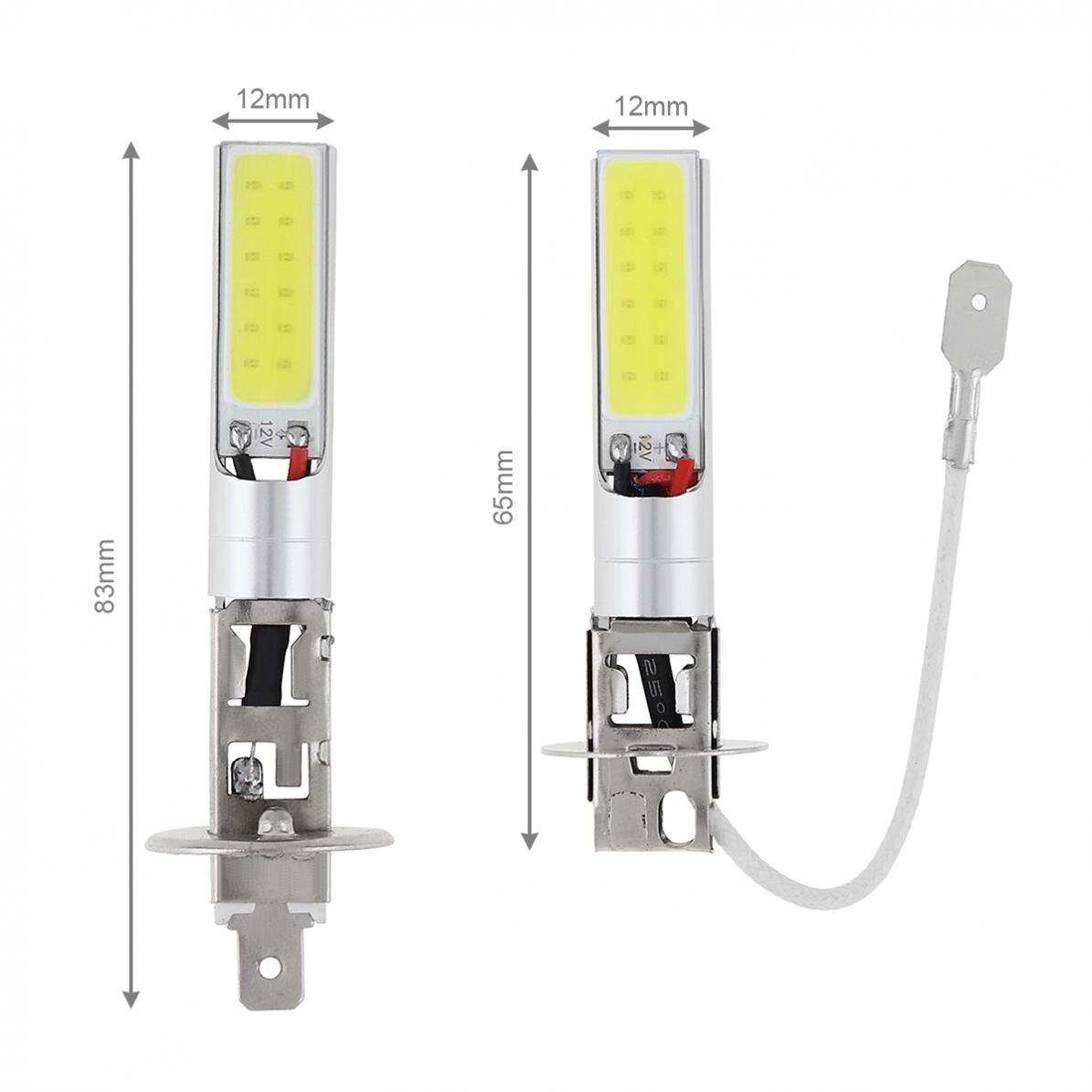 H1 H3 Canbus Super Helle LED-lampe Auto Nebel Licht Scheinwerfer 4014 24SMD 12V 6000K Tagfahrlicht Auto motorrad Lampe Ersatz