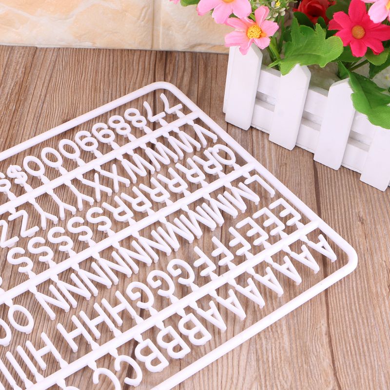 Letter Board Letters Set 300 Numbers Special Characters Words For Felt Changeable Message Signs &amp; Letterboards
