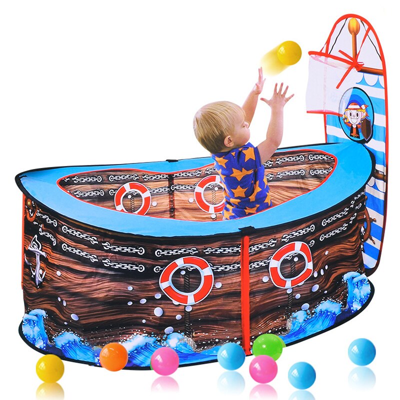 Corsair kinder Zelt Für Kinder Spielen Haus Spielzeug Zelt Für Kinder Ozean Ball Pool Haus Junge Kind Weihnachten