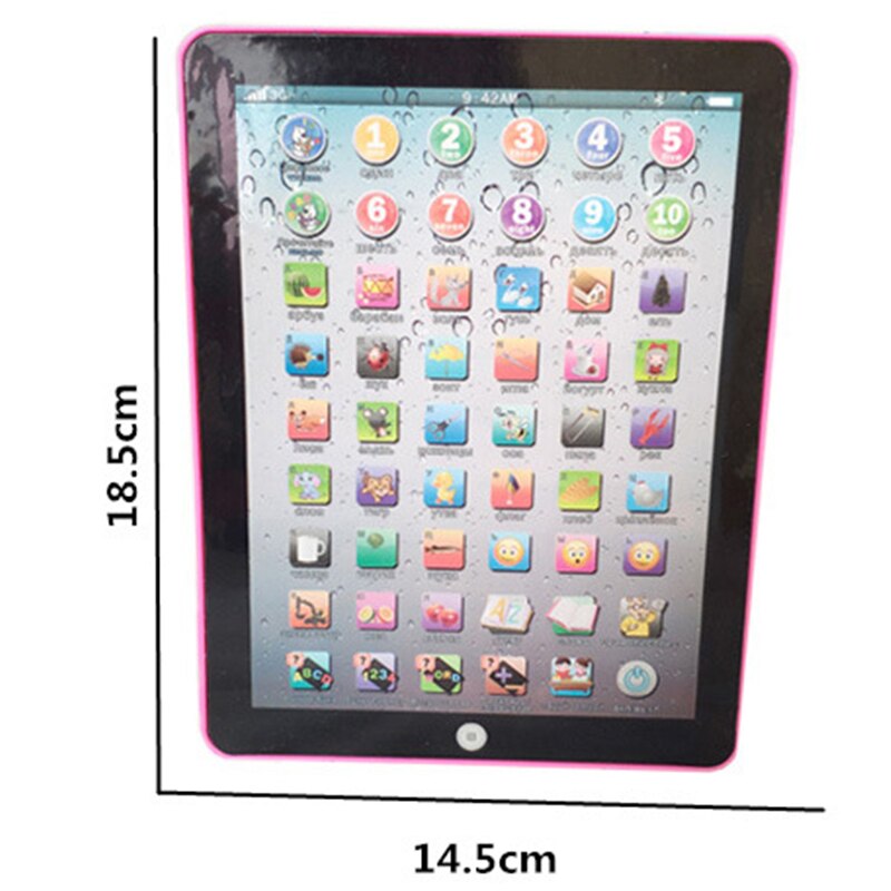 FBIL-Russian Computer Learning Education Machine Tablet Toy for Kids Learning Toys for Children Ran Color