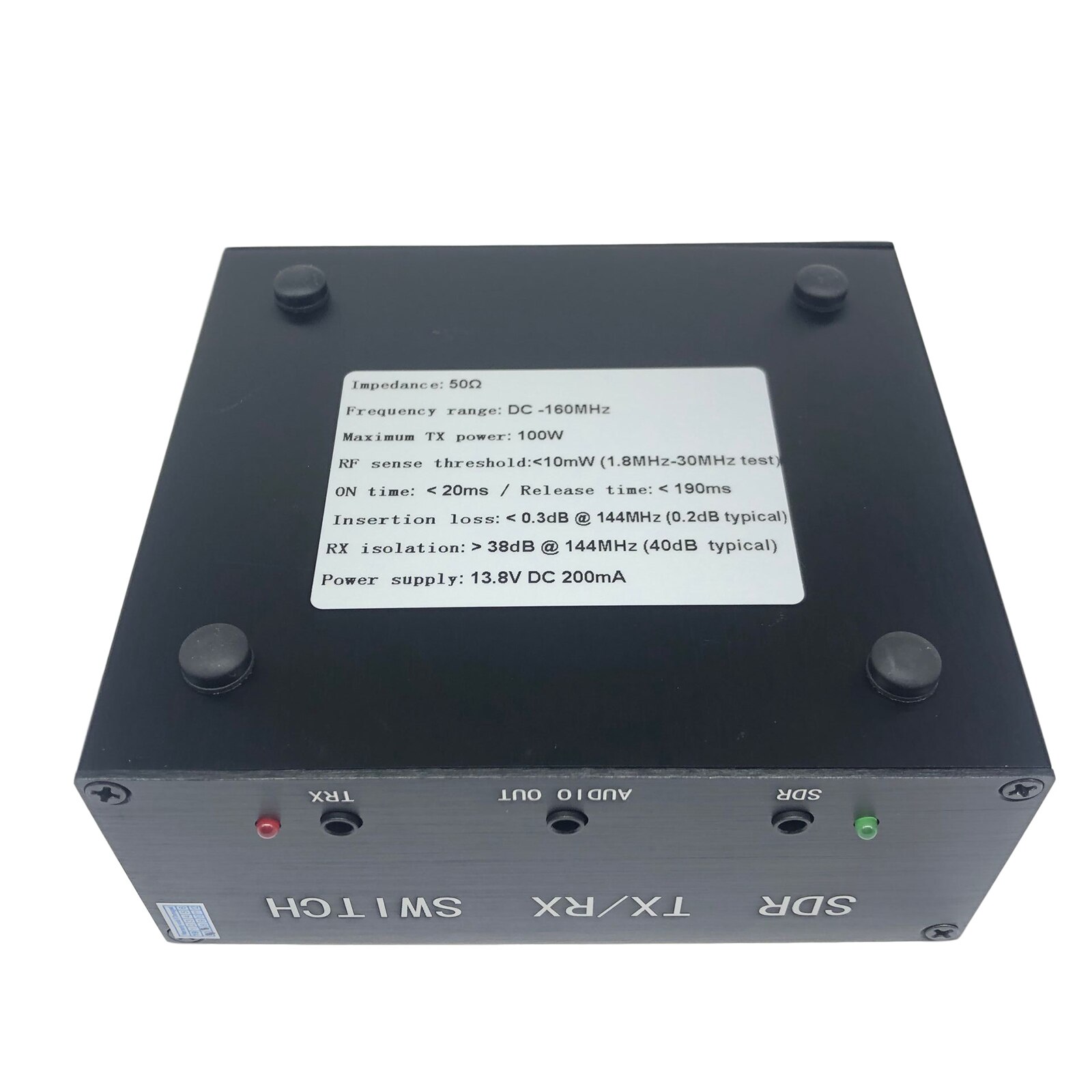 Transceiver Switch Antenne Sharer Met Gas Ontlading Bescherming 100W DC-160MHz W/Power Cord