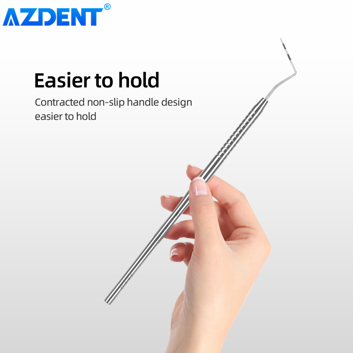 AZDENT Tandheelkundige Parodontale Sonde Schaal Sonde Rvs Instrument Endodontische Sonde 1/2/3/4/5/6/7/8 # Desinfectiehulpmiddelen
