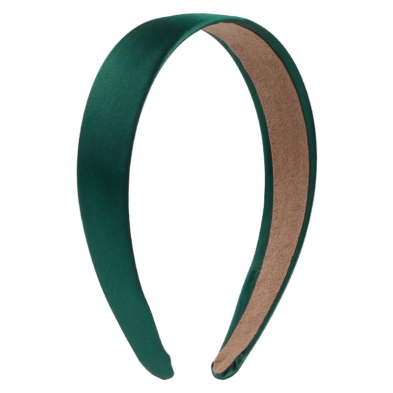 1 Pc Popular Lady Solid Satin Hair Band Plain Alice Headbands For Girls 1Inch Width Ribbon Headband Sales DIY Hair Accessori