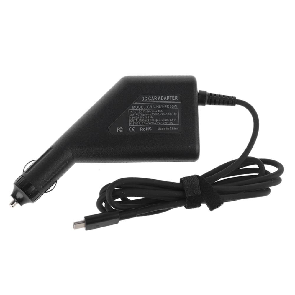 Universal- 2in1 Laptop Typ-C 45W 65W PD Auto Schnell Ladegerät QC 3,0 USB Energie Adapter für praktisch Tablette Notizbuch praktisch
