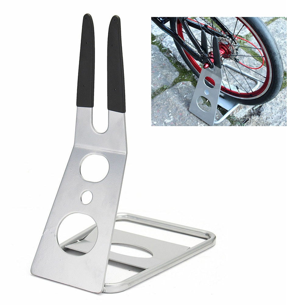 29*21*38Cm Floor Parking Fiets Opslag Instant Rack Beugel Fiets Driehoek Rear Hub Mount Mountain Fiets display Stand