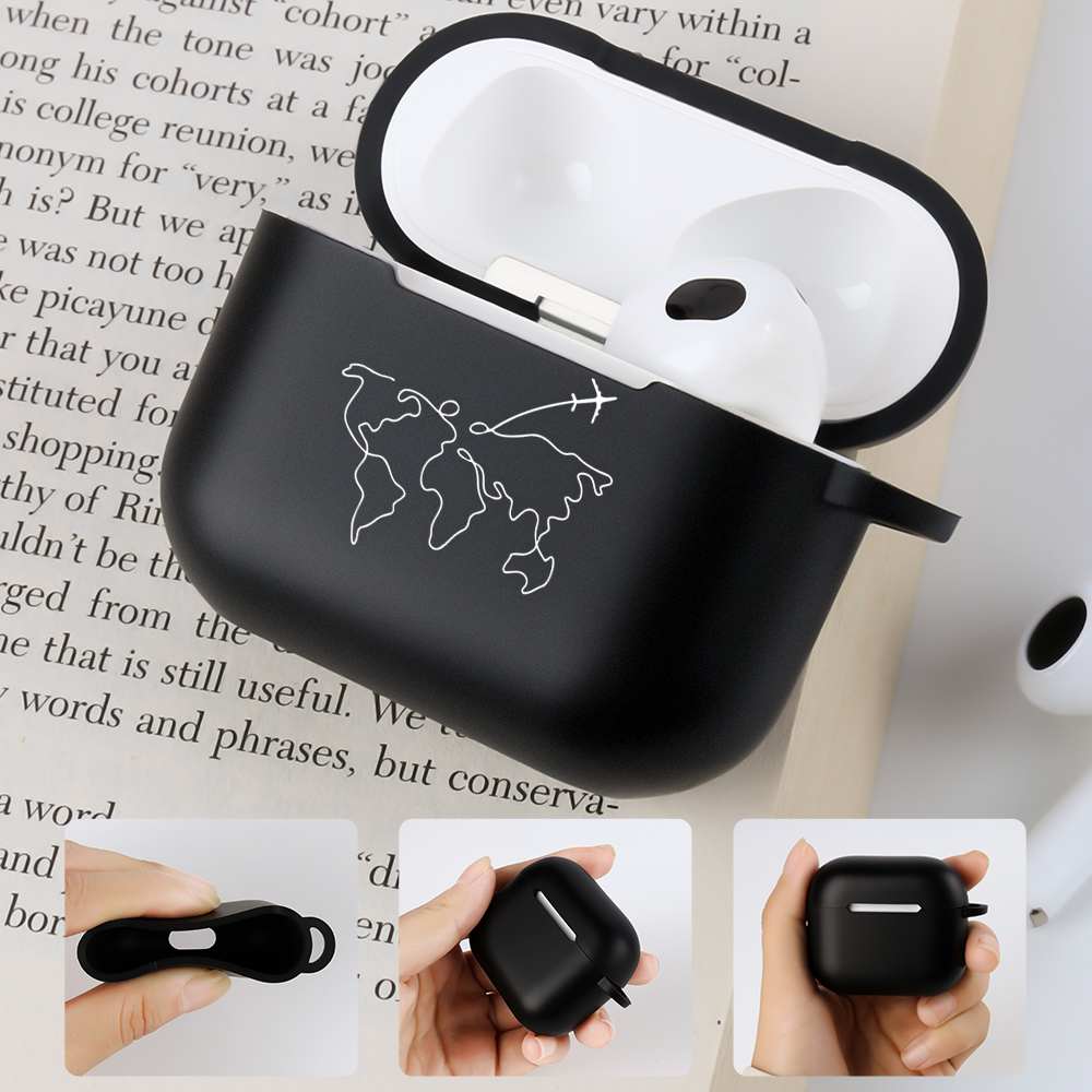 Hörlursfodral för airpods 4, skyddande fodral för apple airpods pro 2, airpods 3, 2 airpods 3, mjukt fodral till bluetooth-headset