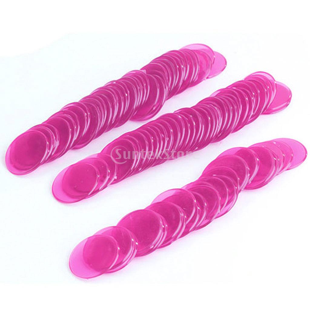 100Pcs Plastic Count Bingo Chips Markers Voor Bingo Kaarten Game 3Cm Diameter: Purple