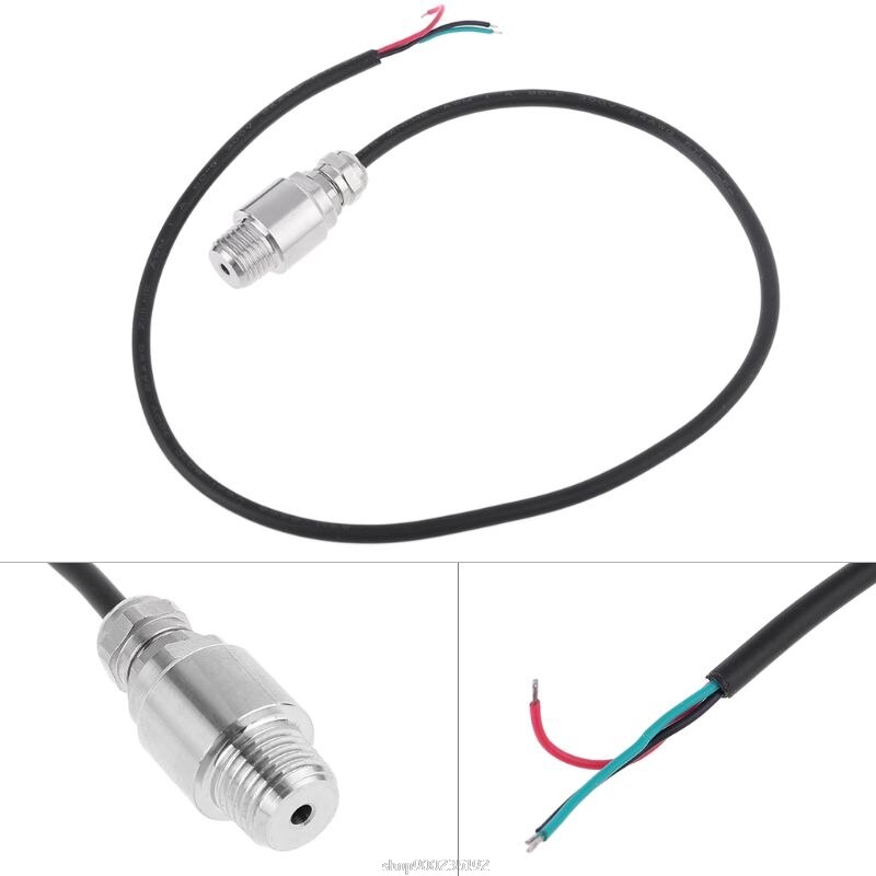 Transductor de presión DC 5V 1/4 NPT, Sensor transmisor de acero inoxidable, aceite, aire y agua, 10/20/30 Bar, O20 20,
