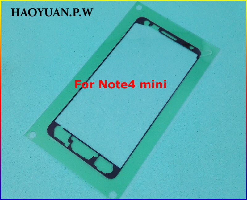 HAOYUAN.P.W Sticker Front LCD Frame Panel Faceplate Adhesive For Samsung Galaxy Note 1 2 3 lite 4 mini 5 Edge tape Glue: for Note 4 Mini