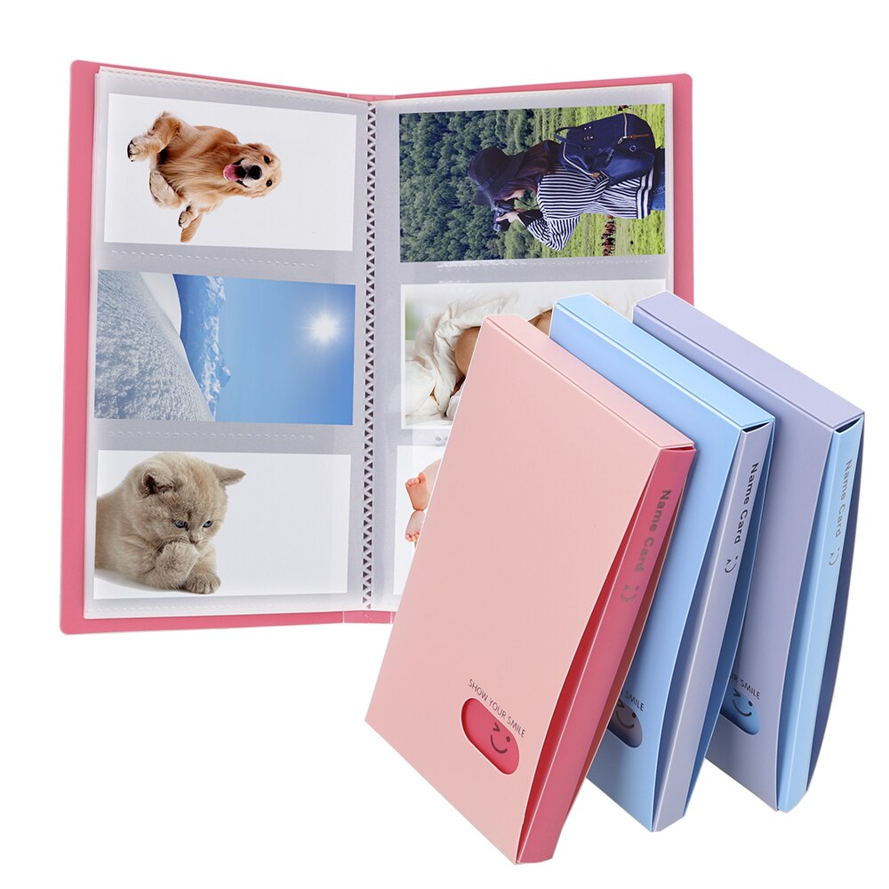 Idol Lomo Card 120 Pockets Card Album Photo Album Photocard Name Card Saving Memory Souvenir Portable