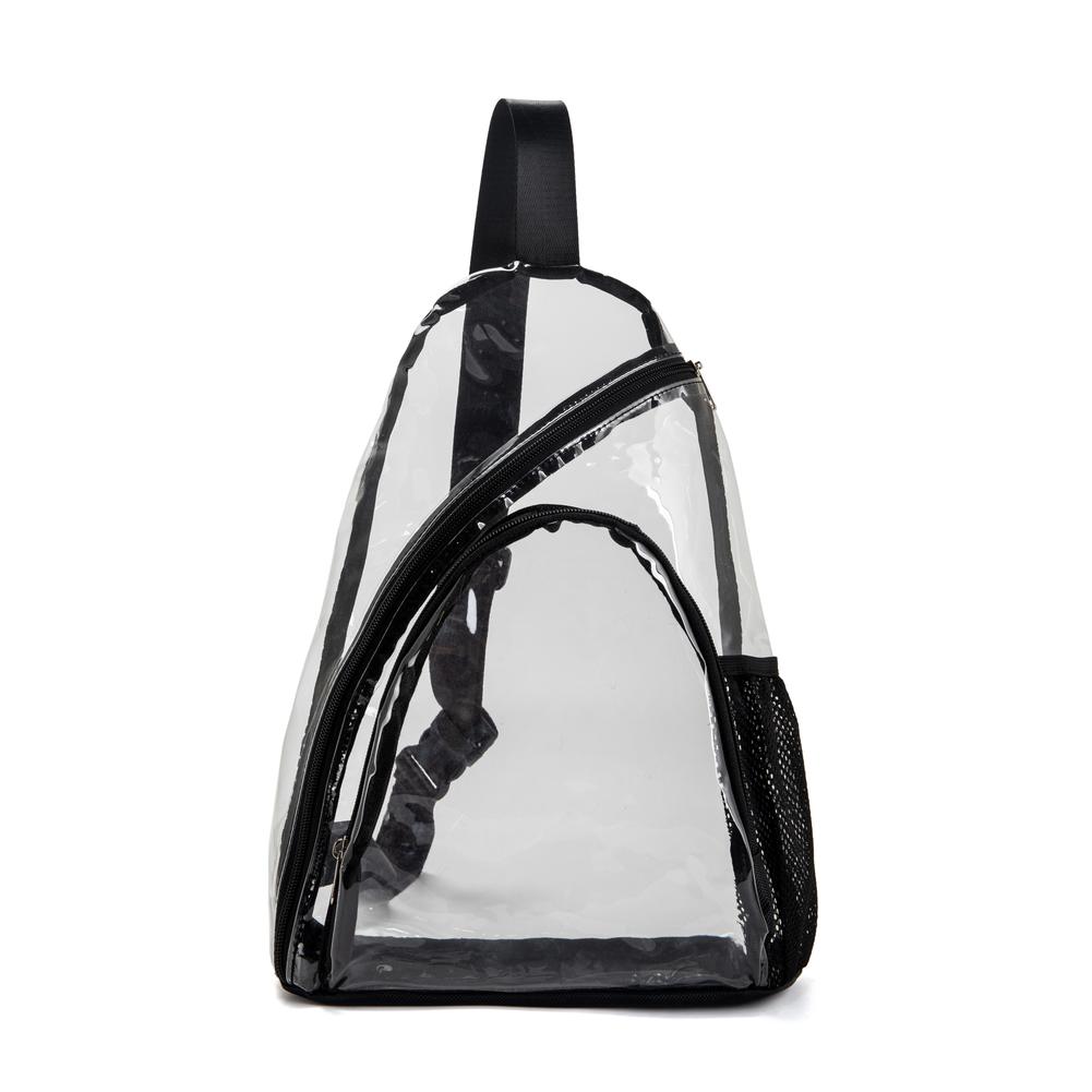 Outdoor Multifunctionele Transparante Tas Draagbare Waterdichte Grote Capaciteit Mode Telefoon Tas Met Kleine Zakken Sling Bag: Default Title