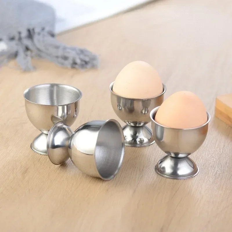 Aço inoxidável Egg Holder, Caviar Cup, Breakfast Egg Holder, Banquete Suprimentos, Acessórios de Cozinha, 1Pc