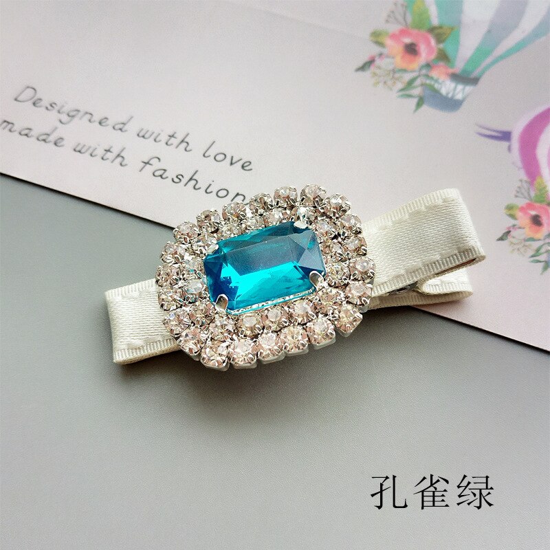 1 pezzi Lytwtw&#39;s Baby Girl accessorio per capelli Clip per neonato copricapo principessa regalo carino Lovely Children strass Crystal Hairpin: A