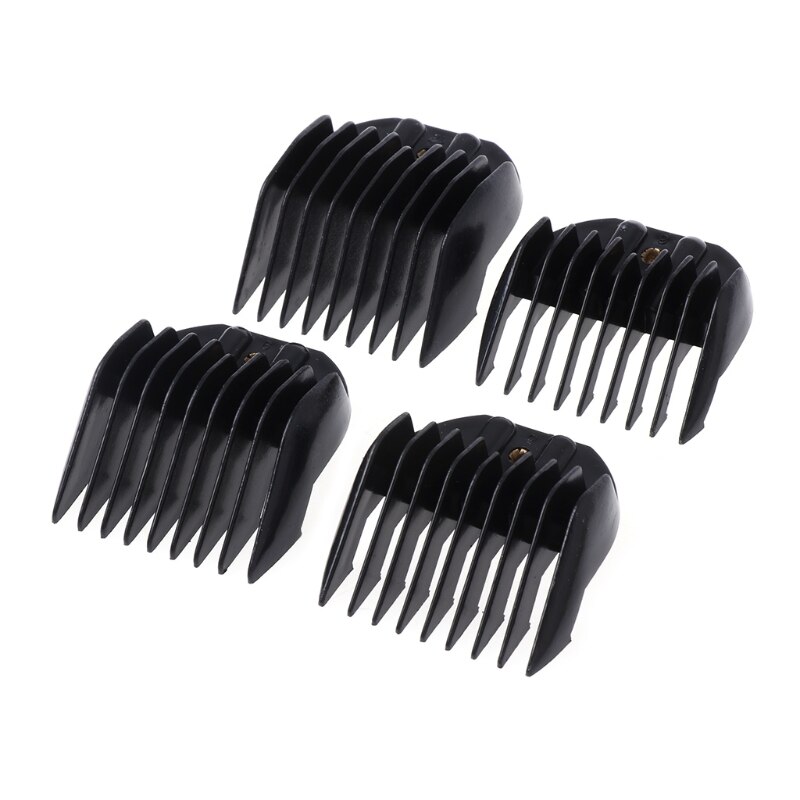 4Pcs Universal Hair Clipper Limit Combs Guide Guard Attachment Size 3.6.9.12mm