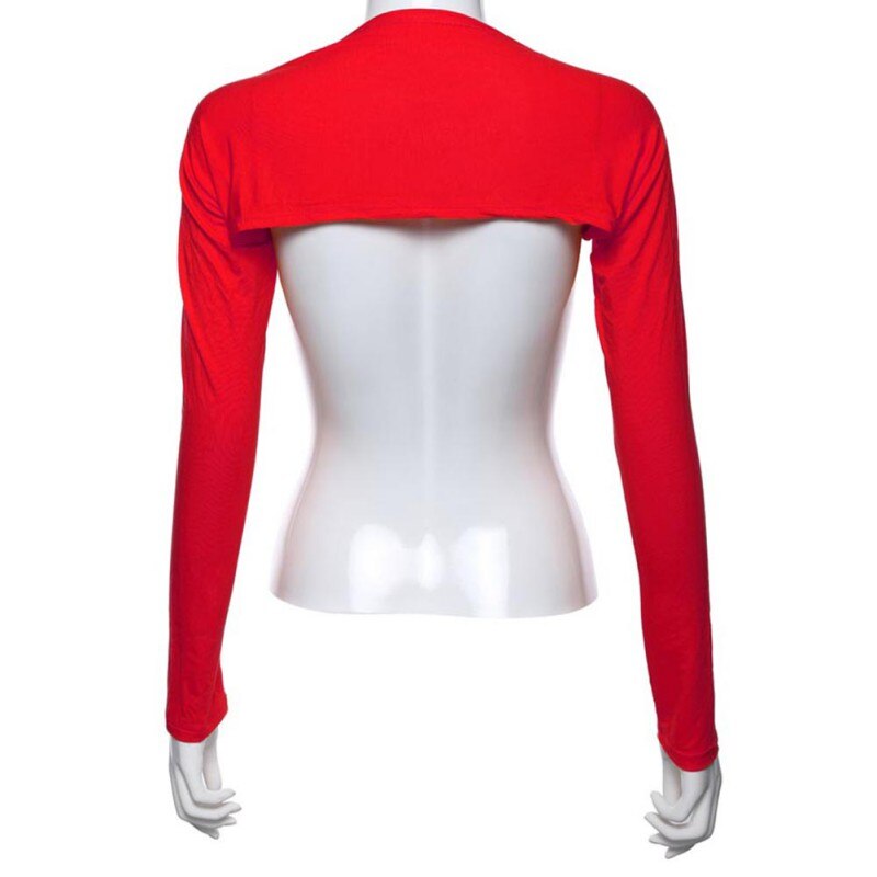 Stijlvolle Vrouwen Hijab Moslim Een Stuk Mouwen Arm Cover Bolero Bolero Hayaa 20 Kleuren Arm Warmers vrouwen tops: Rood