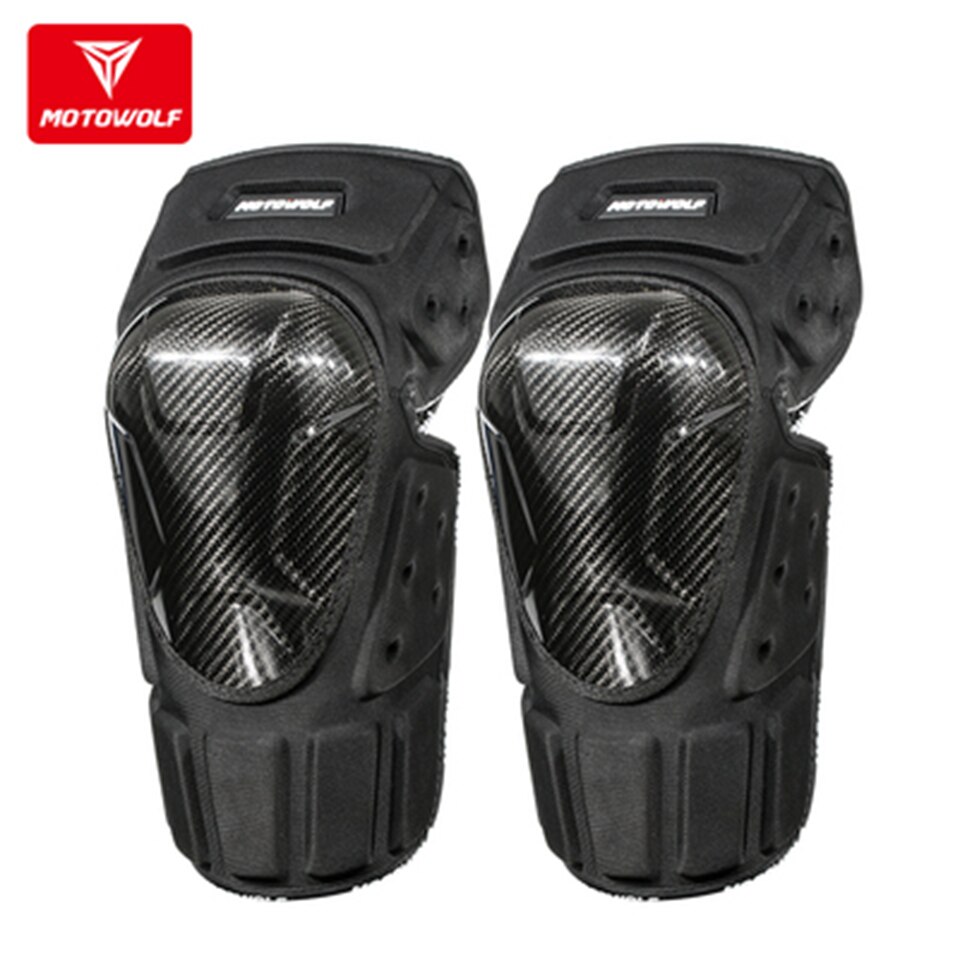 Universal Motorcycle winter protective gear Riding plus velvet warm leggings knee pads elbow pads Windshield protective gear: Knee pads
