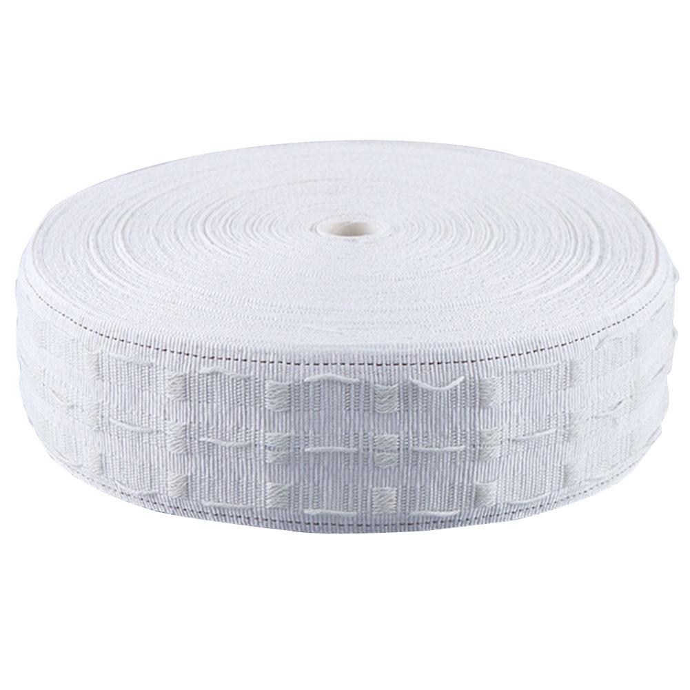 10M Grommet Curtain Pull Tape Belt Cloth Eyelets Punching Hook Pleat Curtain Ring