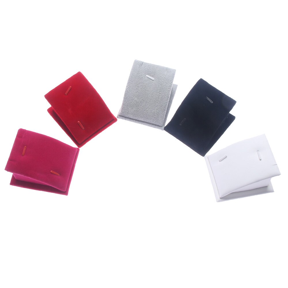 1PC Fluwelen Ketting Hanger Druppel Ketting Display Houder Stand Toon Rack Fluwelen Sieraden Display en Opslag