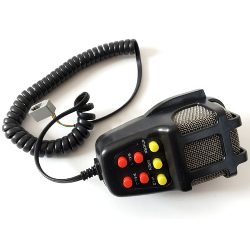 Tone Sound Car Emergency Siren Car Siren Horn Mic PA Speaker System Emergency Amplifier Hooter 12V 100W